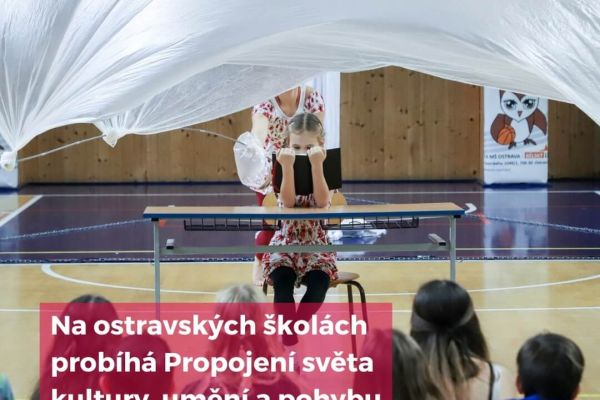 „Propojení světa kultury, umění a&nbsp;pohybu“ směřuje k&nbsp;rozvoji kreativního vzdělávání v&nbsp;ostravských základních školách.